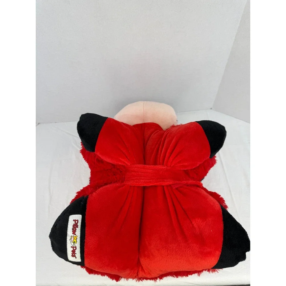 Pillow Pets Ladybug‎ Red Black Spotted Plush Folding Stuffed Animal Toy 18 inch